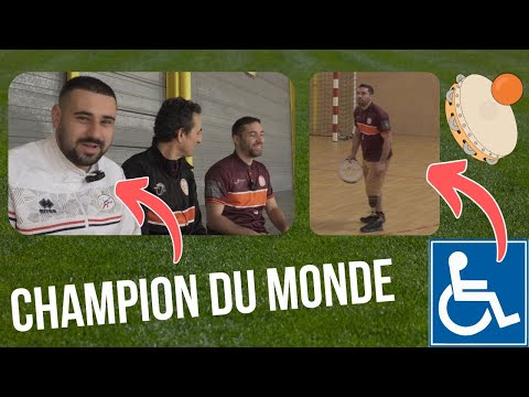 Mars 2025 - Amputé, je joue avec un champion du Monde de tambourin à Montpellier