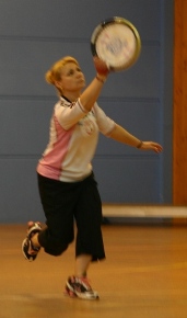 Joueuse de tambourin en salle