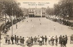 Tambourin à Pézenas, photographie d’archives