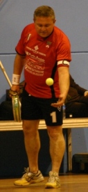 Service au tambourin en salle
